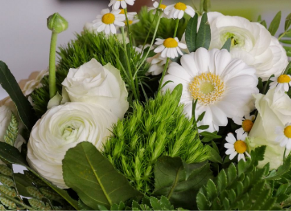 Schnittblumen, Sträuße und Gestecke